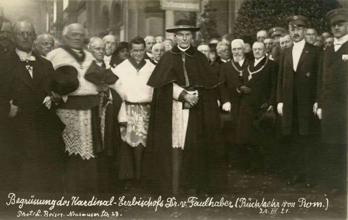 Kardinal Faulhaber in München, 1921